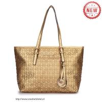 michael kors jet set monogram reizen groot goud bakken Roermond Prijs ptdjs898